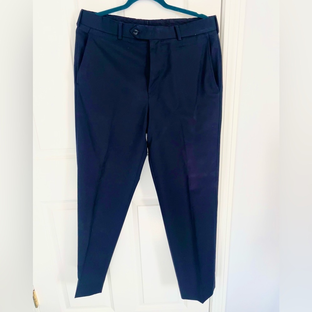 Navy Brooks Brothers Men's Classic-Fit Suit Pant 41L/W35